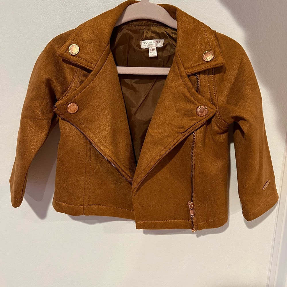 Tahari 12month suede jacket